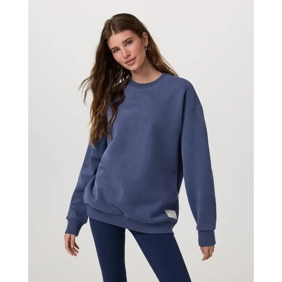 Vuori Sweaters - Vuori Restore Oversized Crew 2.0 French Blue Size Extra Small New With Tags